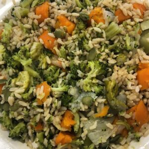 arroz con verduras