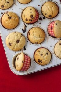 Muffins de arándanos 