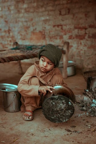 Pobreza en niños 