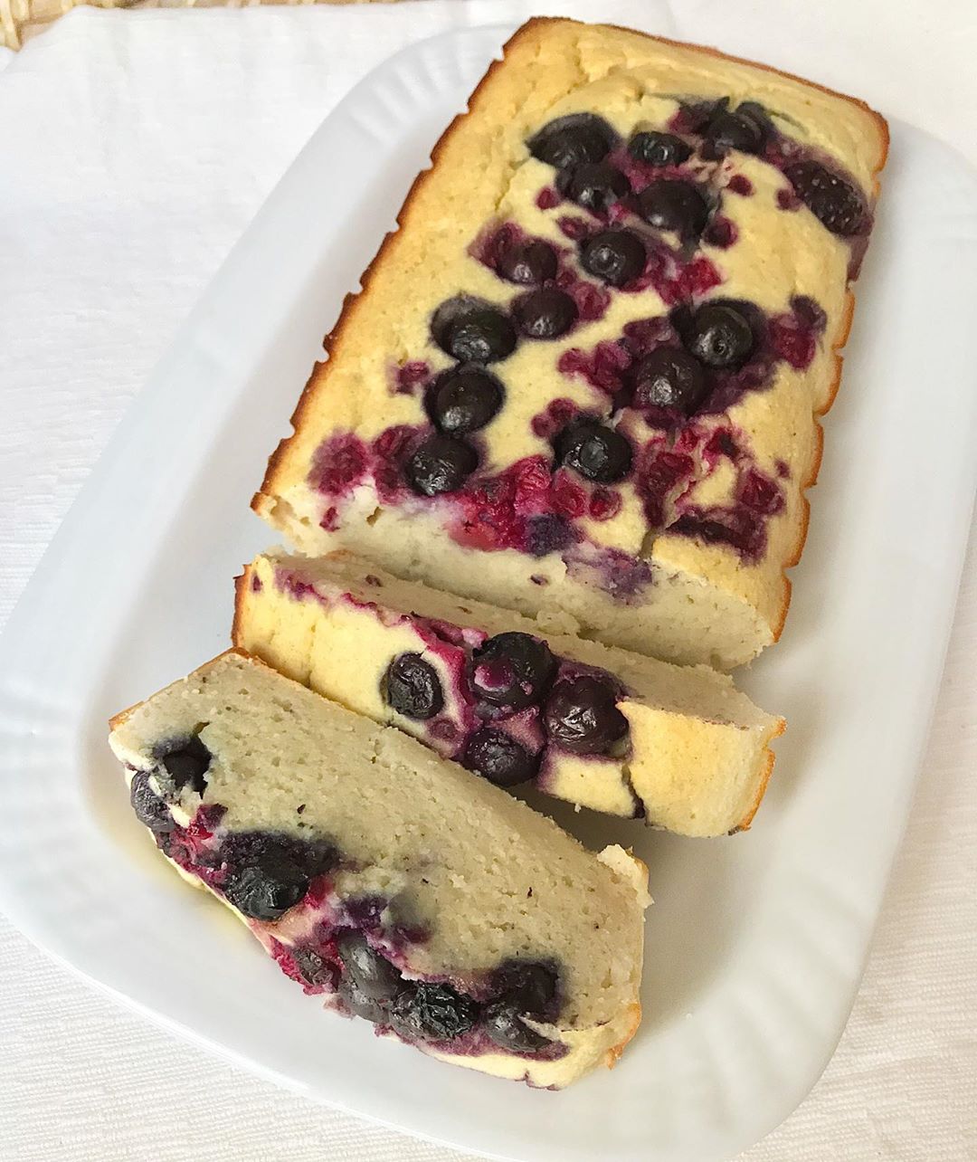 budin de frutos rojos