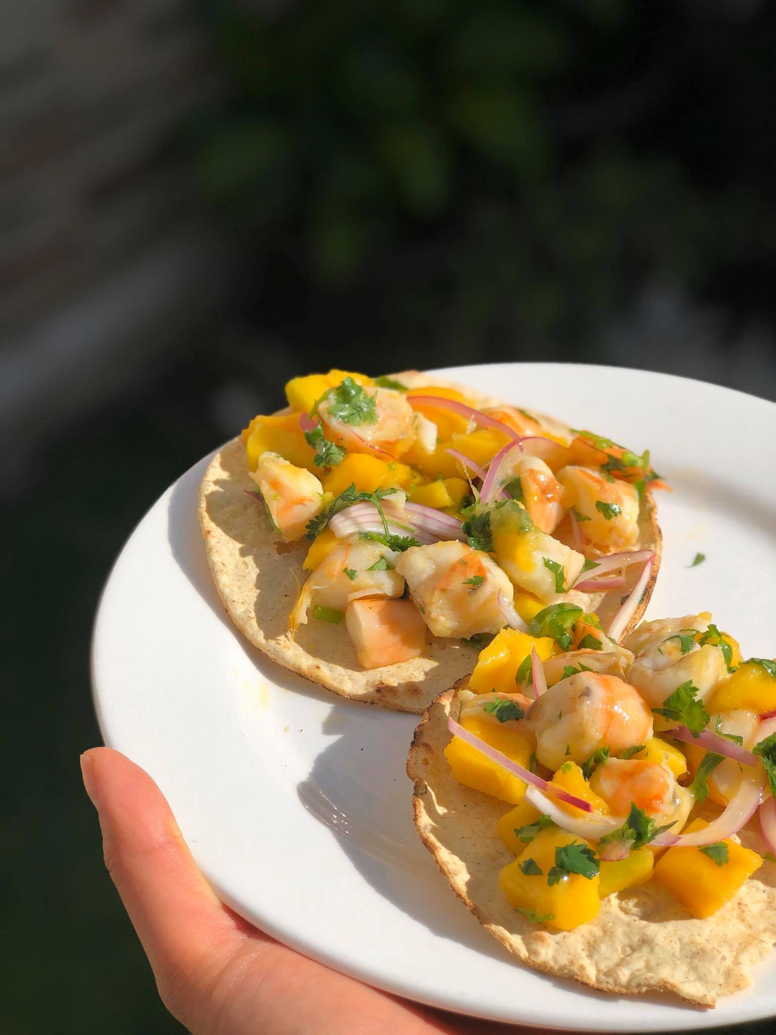 camarones al mango