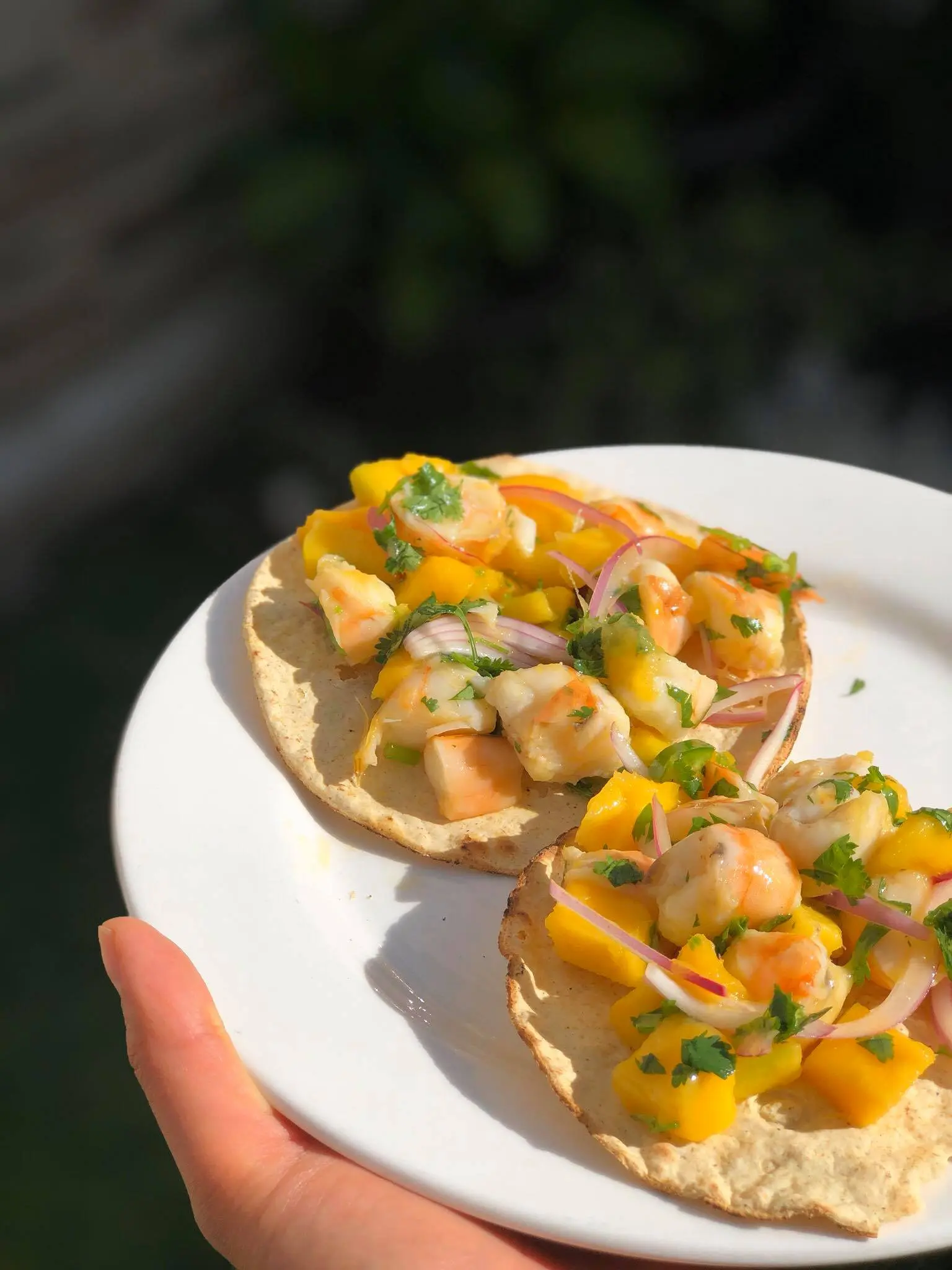 camarones al mango