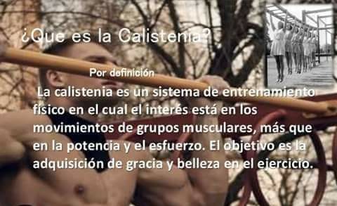 ¿QUÉ ES CALISTENIA? 