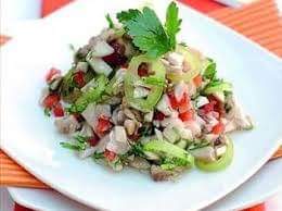 RECETAS ENSALADAS CEVICHE VEGETARIANO 