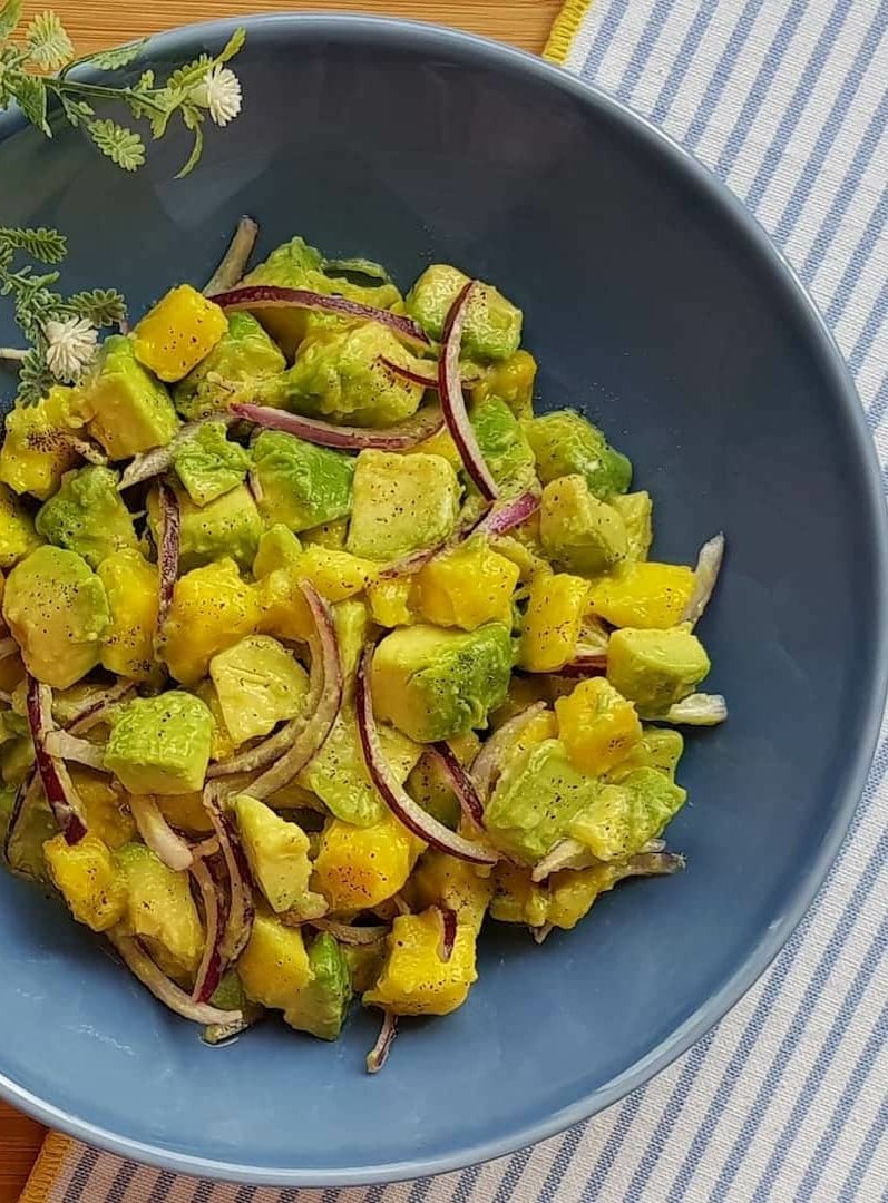 RECETAS CEVICHES AGUACATE CON MANGO