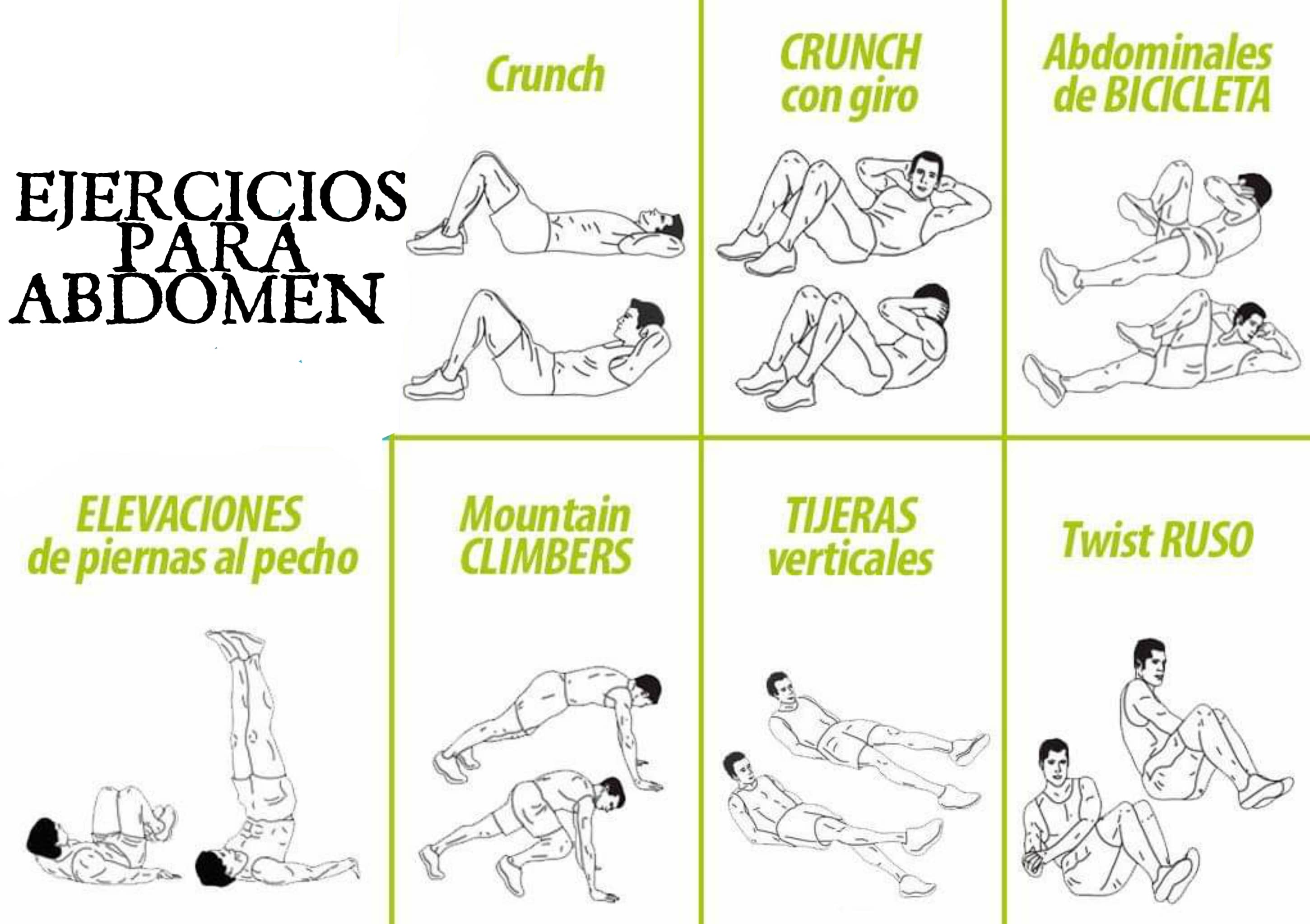 EJERCICIOS PARA SIX PACK 