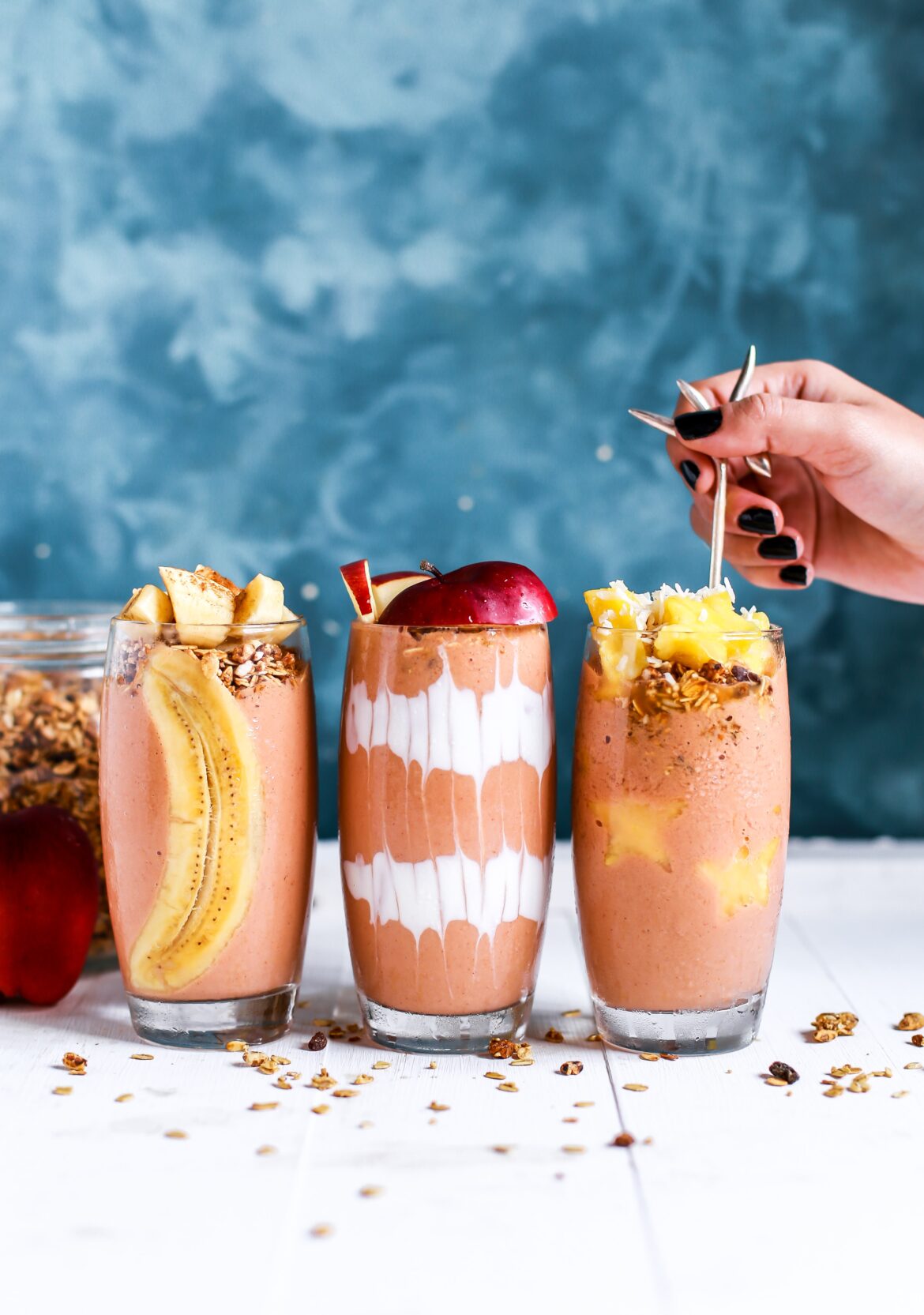 Batidos saludables: una manera facil de consumir frutas y vegetales.
