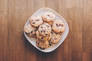 galletas con chocolate y jengibre