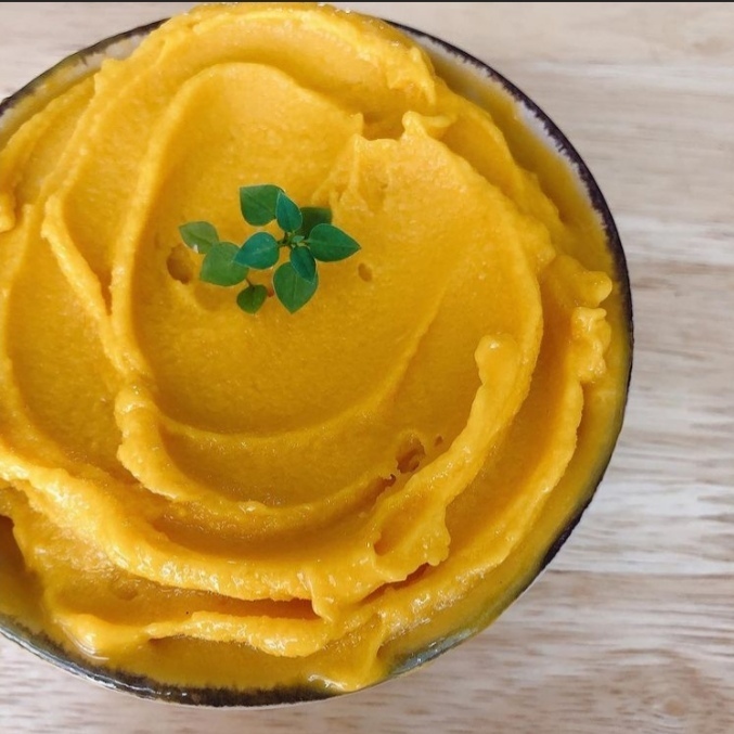 ¿Cómo hacer helado casero? - Helado de mango. @be_balance_ en Instagram.