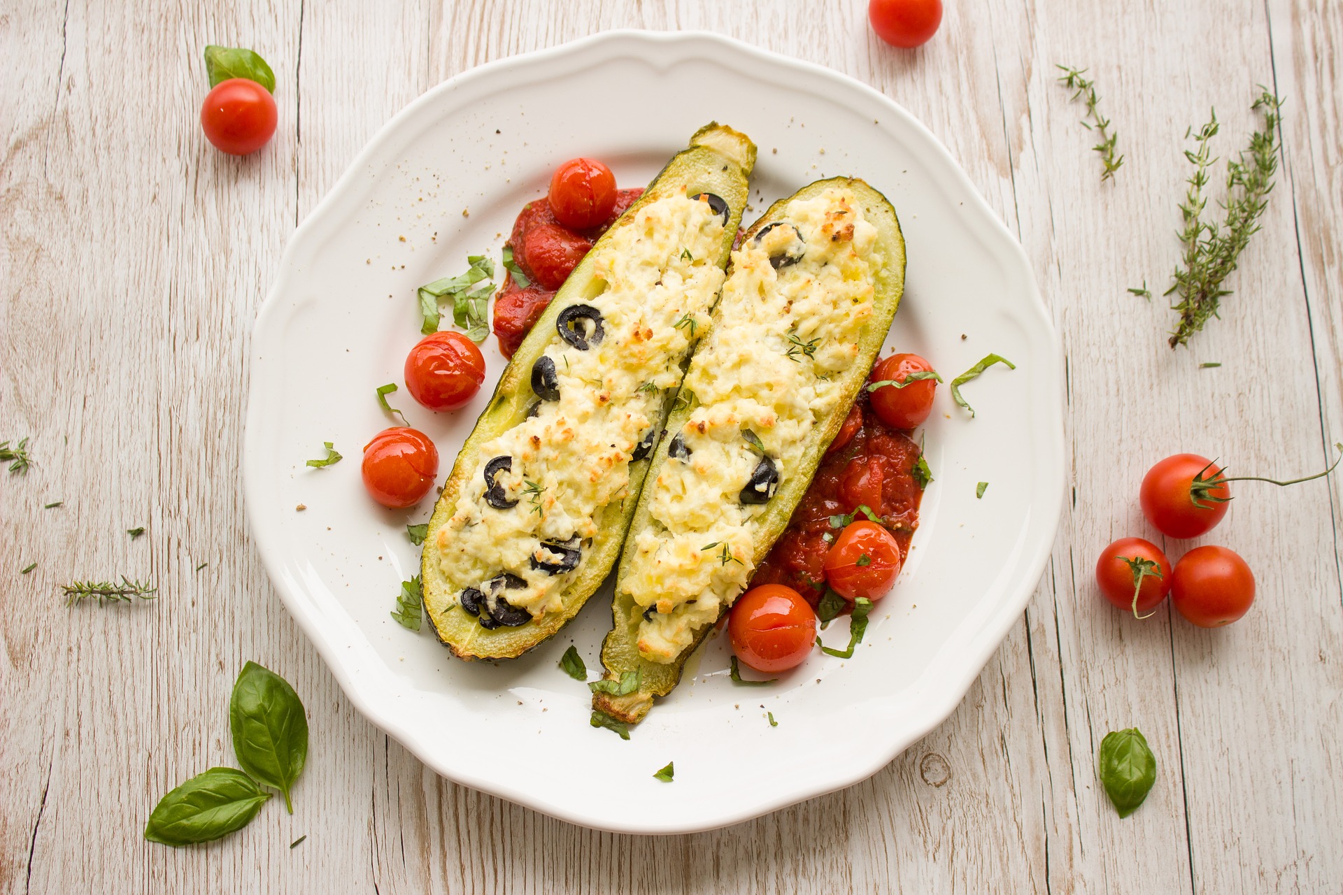 Receta de calabacín al horno